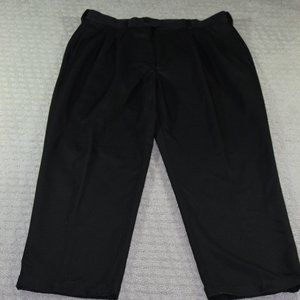 Roundtree & Yorke Easy Care Black Dress Slacks 36x30